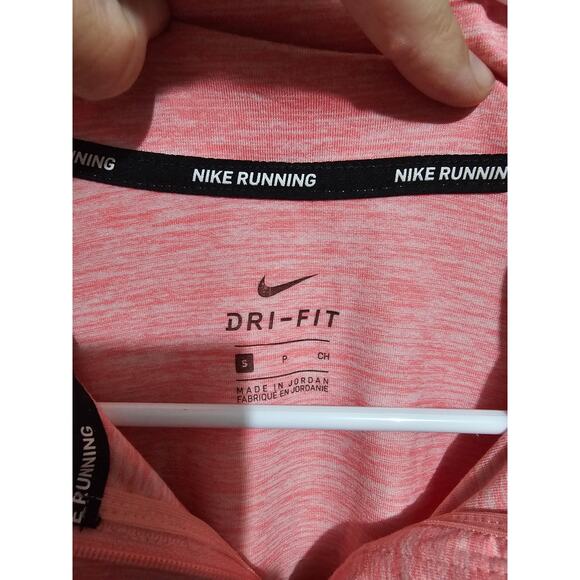 Nike Running Top Womens 1/2 Zip Pullover Dri-Fit Pink Size Small Activewear(819) - Picture 3 of 5